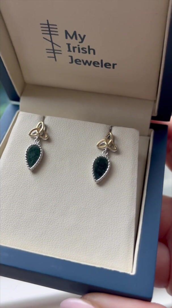 Trinity Connemara Drop Earrings Video