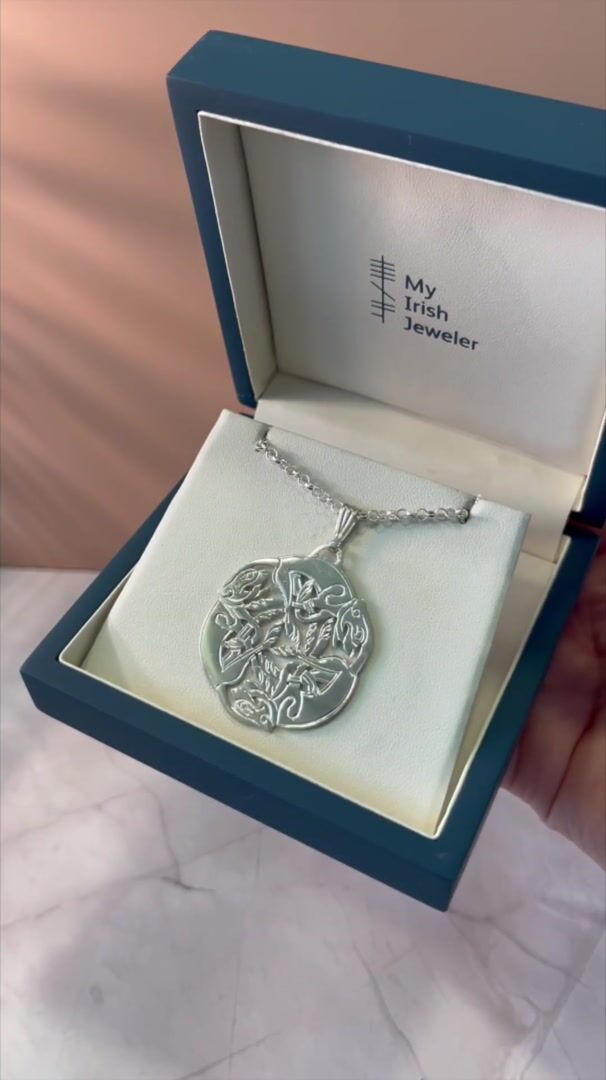 Handmade Celtic Three  Dog Necklace Video