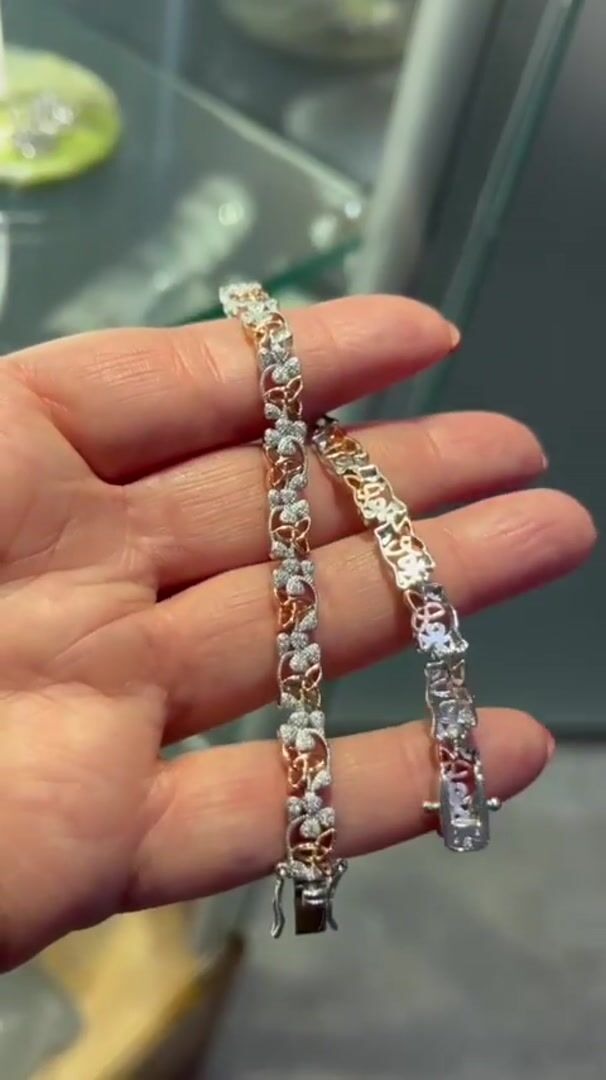 Shamrock Trinity Knot Link Bracelet Video