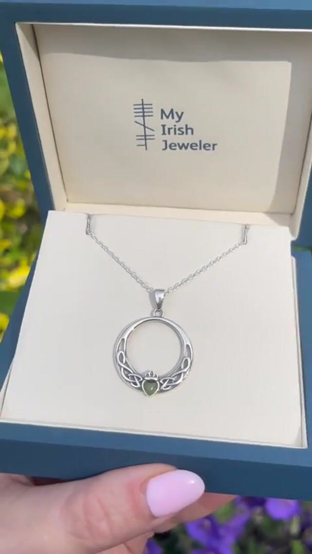 Claddagh Connemara Marble Necklace Video