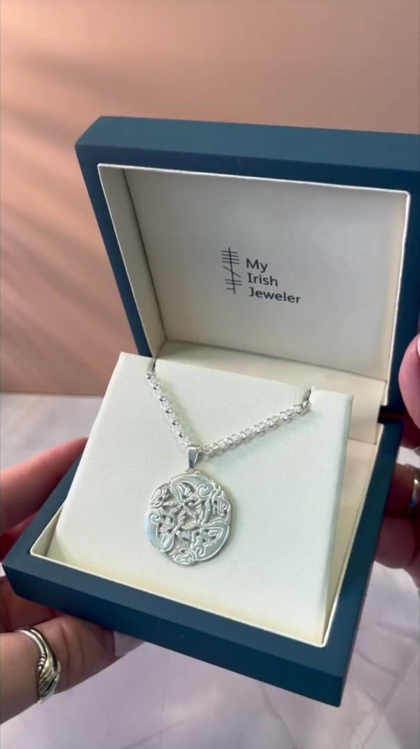 Handmade Celtic Three  Dog Necklace Video