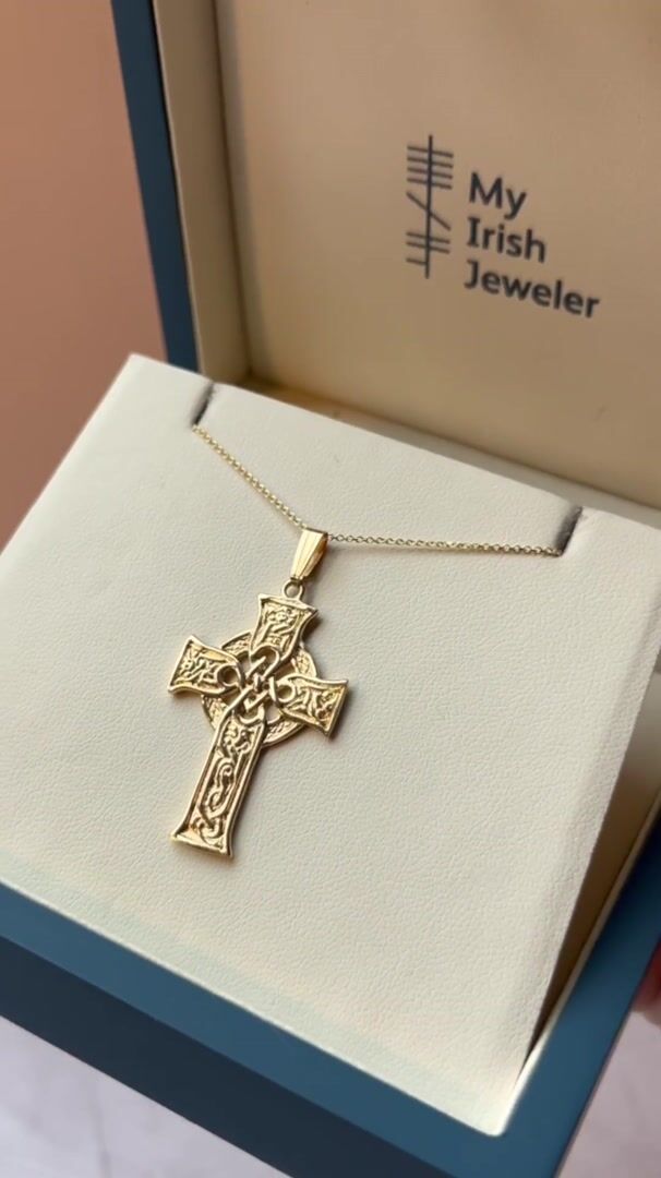 Gold Four Gospels Celtic Cross Video