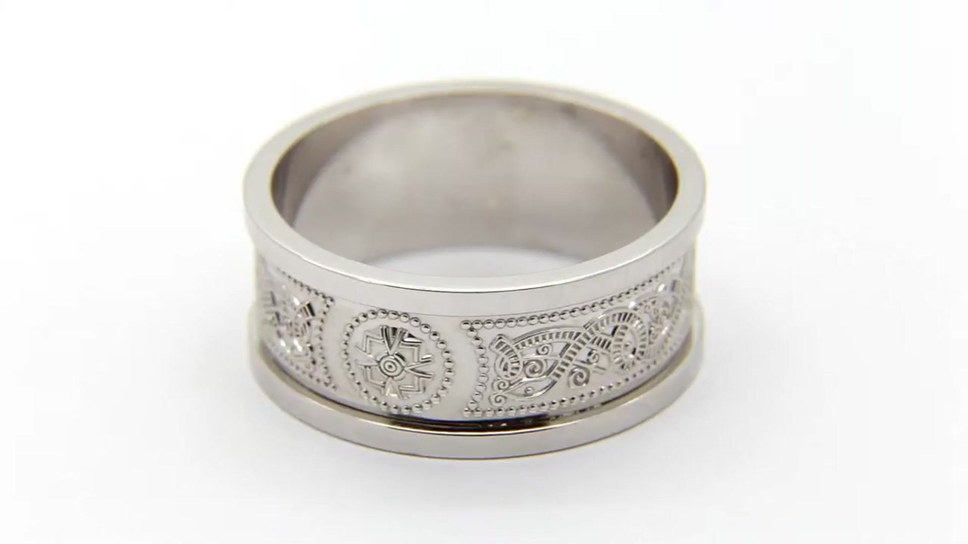 10mm Wide Ardagh Chalice Ring Video