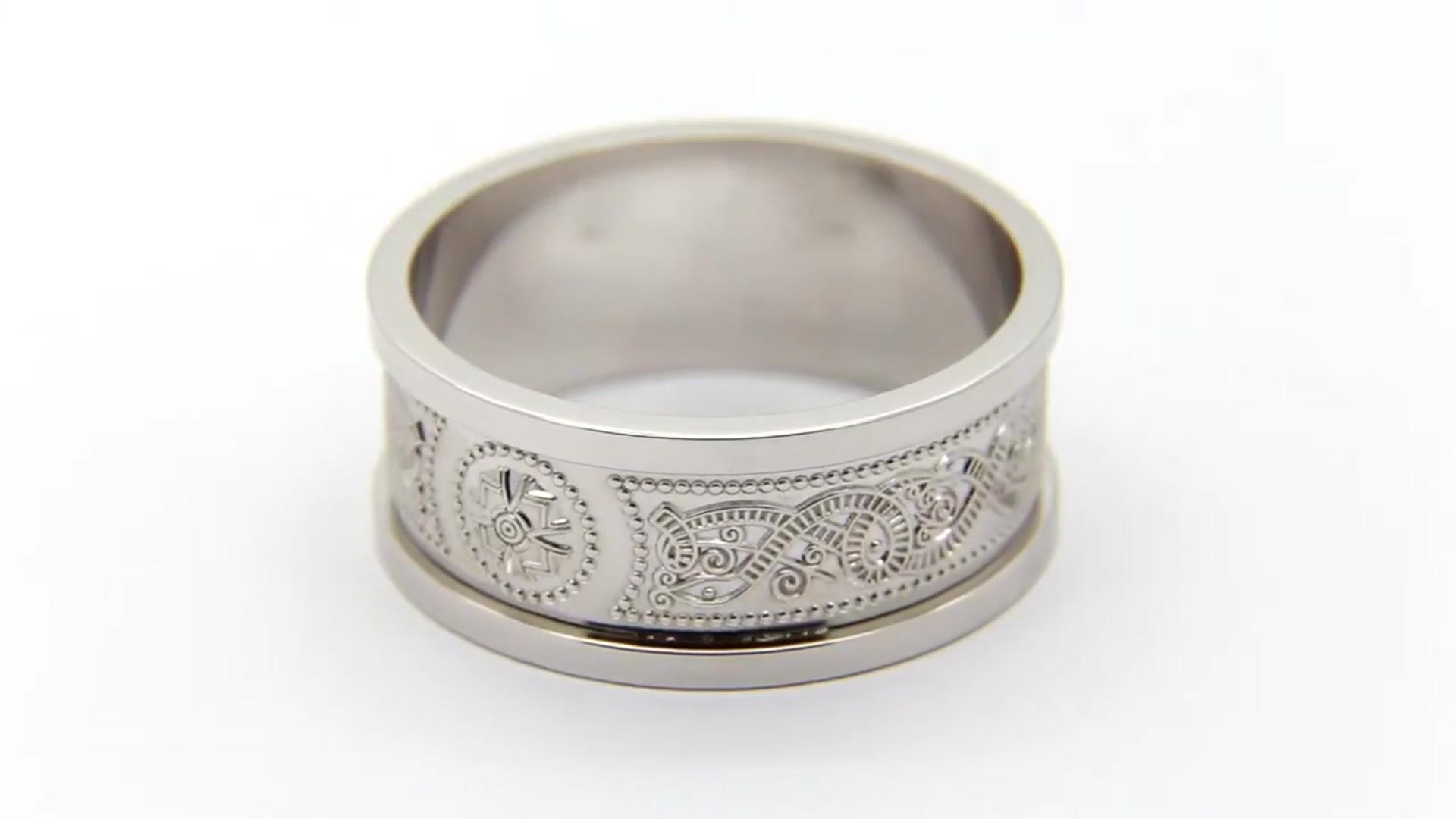 10mm Wide Ardagh Chalice Ring Video