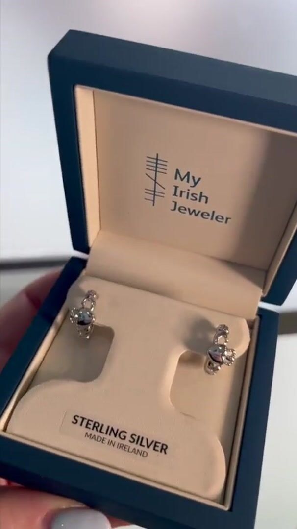 Claddagh Hoop Earrings Video