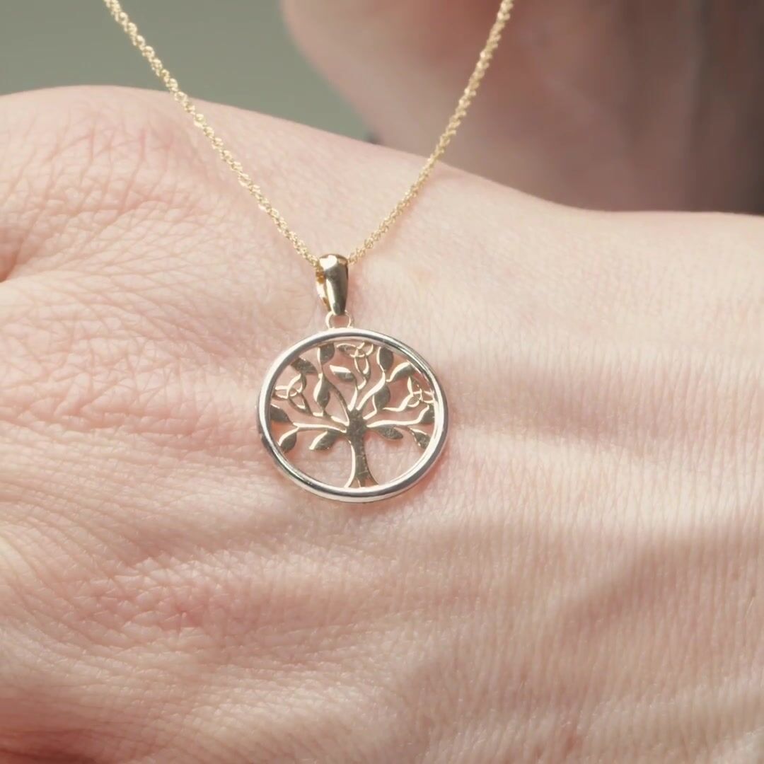 10K Gold Tree of Life Necklace Video