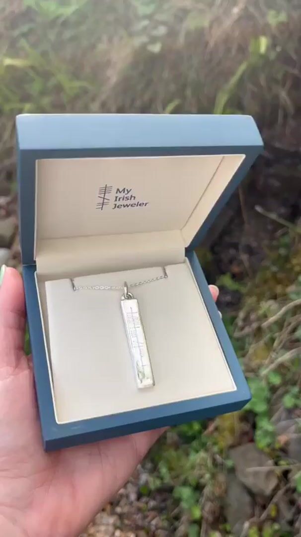Heavy Ogham Personalised Necklace Video