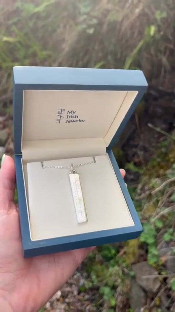 Heavy Ogham Personalized Necklace Video