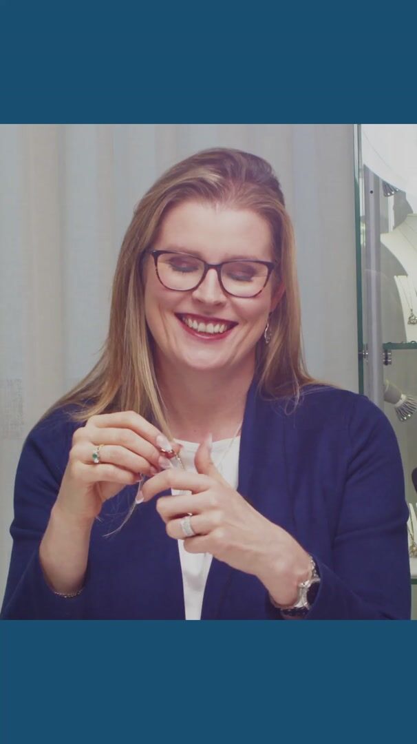 Diamond Claddagh Trinity Knot Necklace Video